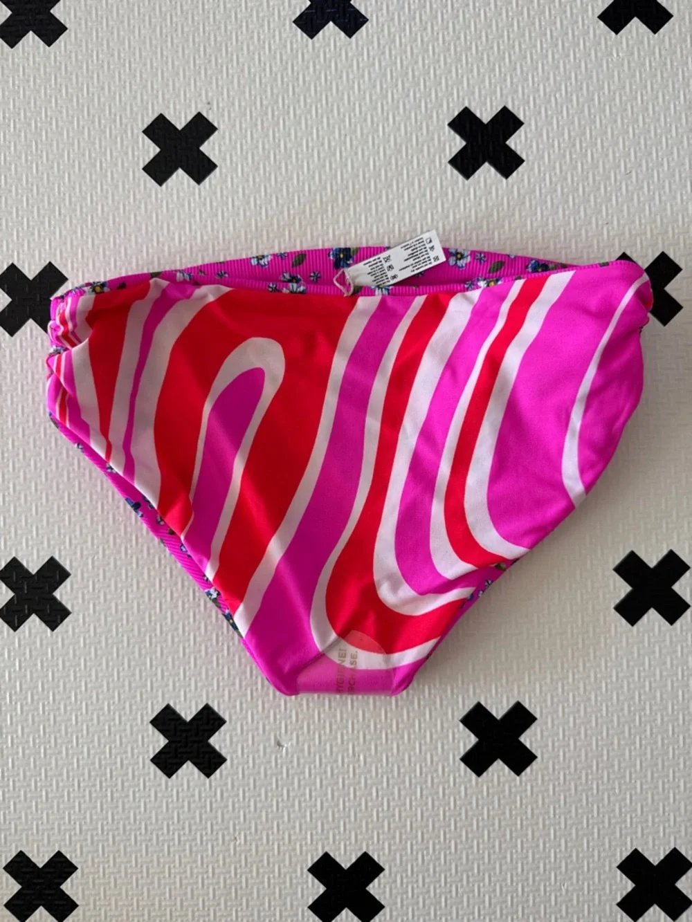 Maaji girls happy flower mango reversible bikini bottoms size 12